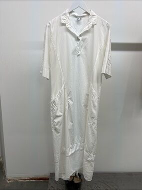 European Culture White Lightweight Dress